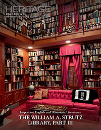 September 10 - 11 Important English and American Literature: The William A. Strutz Library, Part III, Rare Books Signature Auction