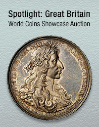 September 8 Spotlight: Great Britain World Coins Showcase Auction