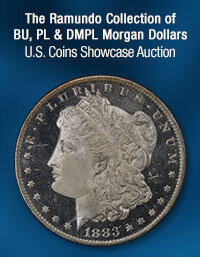 September 29 The Ramundo Collection of BU, PL & DMPL Morgan Dollars US Coins Showcase Auction