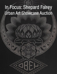 September 4 In Focus: Shepard Fairey Urban Art Showcase Auction