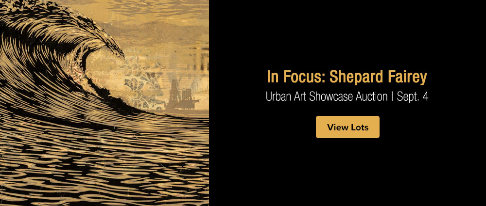 September 4 In Focus: Shepard Fairey Urban Art Showcase Auction