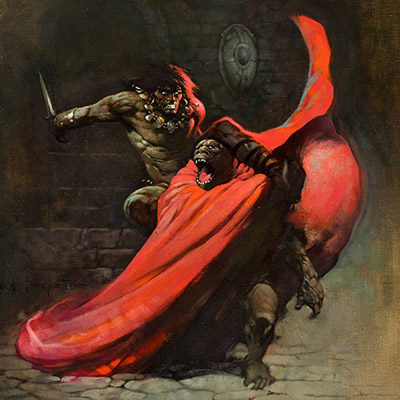 Frank Frazetta's Defining Image of Conan the Barbarian Makes Its Auction Debut