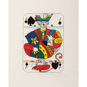 Salvador Dalí (1904-1989) Jack of Spades, from Playing Cards, 1972