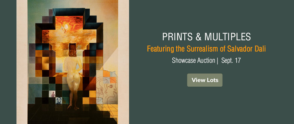 September 17 Prints & Multiples featuring the Surrealism of Salvador Dali Showcase Auction