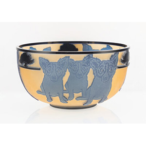 George Rodrigue (1944-2013)Blue Dog with Cypress Trees, 1994