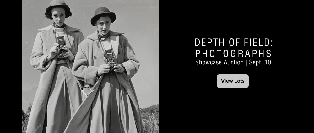 September 10 Depth of Field: Photographs Showcase Auction