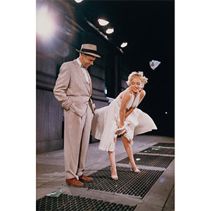 Sam Shaw (American, 1912-1999) Marilyn Monroe and Tom Ewell on the Set of The Seven Year Itch,, 1954
