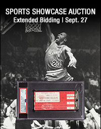 September 27 Sports Showcase Extended Bidding Auction