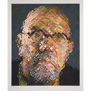 Chuck Close (1940-2021) Self-Portrait, 2017