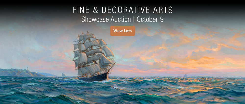 October 9 Fine & Decorative Arts Showcase Auction