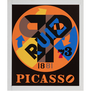 Robert Indiana (1928-2018)Picasso, from The American Dream Portfolio, 1997