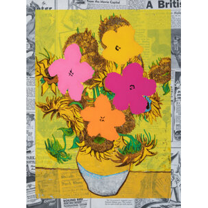Mr. Brainwash (b. 1966) Flowers and Sun, 2023