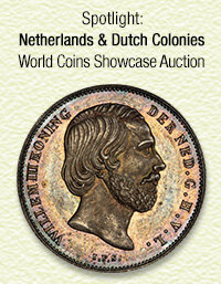 September 29 Spotlight: Netherlands & Dutch Colonies World Coins Showcase Auction