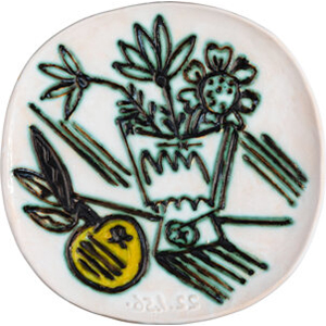 Pablo Picasso (1881-1973) Bouquet à la pomme (A.R. 307), 1956