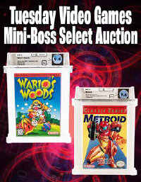 October 7 Tuesday Video Games Mini-Boss Select Auction