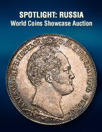 October 7 Spotlight: Russia World Coins Showcase Auction