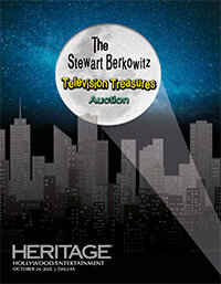 October 24 The Stewart Berkowitz Television Treasures Hollywood/Entertainment Signature?? Auction