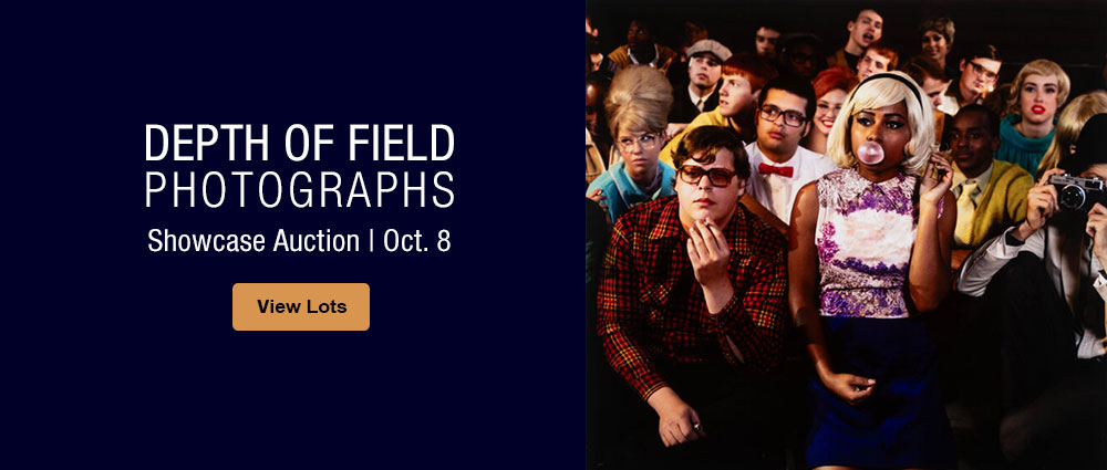 October 8 Depth of Field: Photographs Showcase Auction