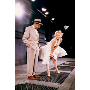 Sam Shaw (American, 1912-1999) Marilyn Monroe and Tom Ewell on the Set of The Seven Year Itch, 1954