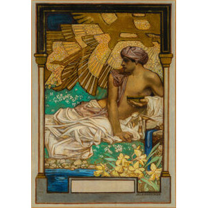 Joseph Christian Leyendecker (American, 1874-1951) A Song of Faith, The Delineator magazine interior, December 1905