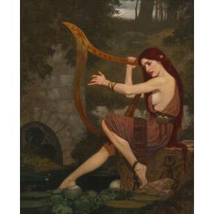 Gerald Brom (American, b. 1965) The Last Note, Dragon Magazine cover, November 1998