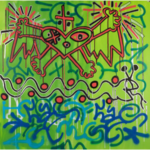 LA II (b. 1967) Bat Crazy