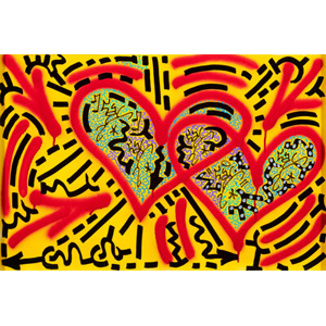 LA II (b. 1967) Double the Love