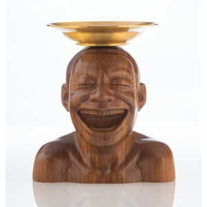 Yue Minjun (b. 1962) Surplus Value (Brown), 2019