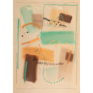 Jaune Quick-to-See Smith (American, 1940-2025) Untitled (from the Camas series), circa 1980