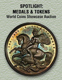 October 20 Spotlight: Medals & Tokens Showcase Auction