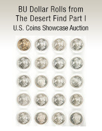 October 20 BU Dollar Rolls from The Desert Find Part I US Coins Showcase Auction