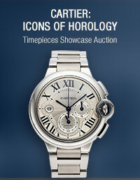 October 20 Cartier: Icons of Horology Timepieces Showcase Auction