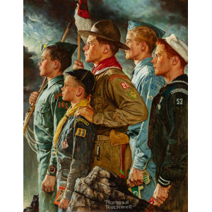 Norman Rockwell (American, 1894-1978) Forward America, 1951