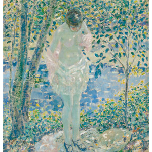 Frederick Carl Frieseke (American, 1874-1939) Bather (Bather Undressing), by 1915