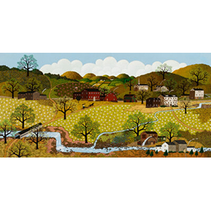 Charles Wysocki (American, 1928-2002) Farmland