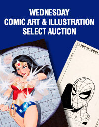 October 29 Wednesday Comic Art & Illustration Select Auction