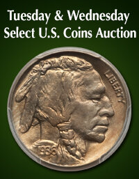 October 28 - 29 Tuesday & Wednesday US Coins Select Auction