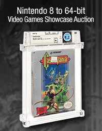 October 30 Nintendo 8 to 64-bit Video Games Showcase Auction