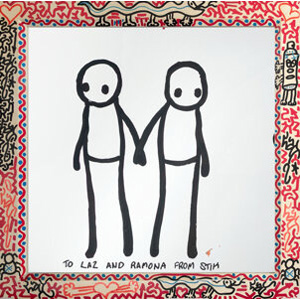 Stik X LA II Stik Love Painting and LA II Designed Frame