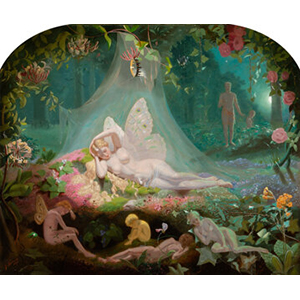 John Simmons (British, 1823-1876) There sleeps Titania, 1872