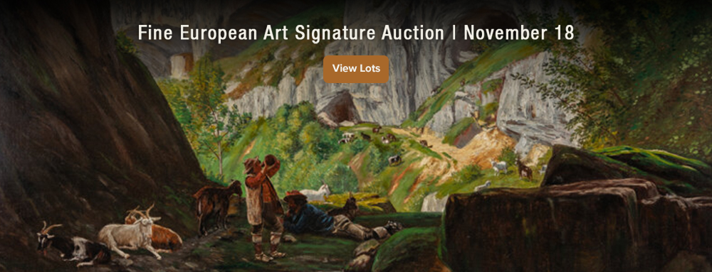 November 18 Fine European Art Signature?? Auction