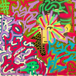 LA II (b. 1967) Tiffany After Dark