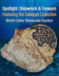 November 11 Spotlight: Shipwreck & Treasure featuring the Salvager Collection World Coins Showcase Auction