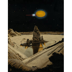 Chesley Bonestell (American, 1888-1986) The Star-Studded Reaches of Measureless Space, LIFE magazine cover, December 20