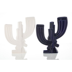 Todd James (b. 1969) Peace Patrol - Garden Guns (Blue/White) (two works), 2017