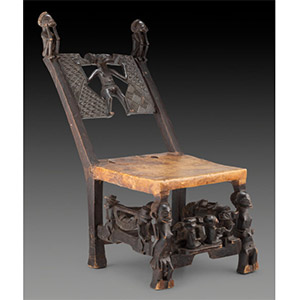 A Chokwe Chief's Throne (citwamo ca mangu)