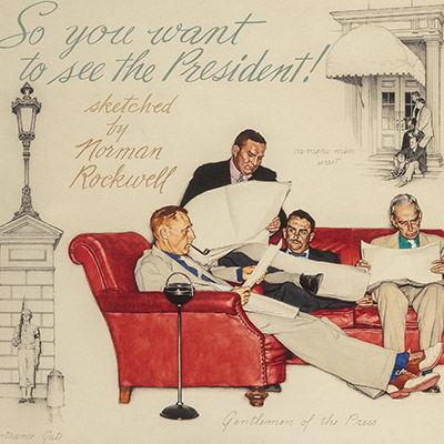 A Vision of American Democracy: Norman Rockwell's So You Want to See the President!