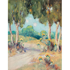 Dawson Dawson-Watson (American/British, 1864-1939) Cacti in Bloom, 1885