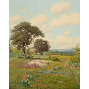 Porfirio Salinas (American, 1910-1973) Hill Country in Spring, 1951