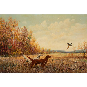 J.W. Thrasher (American, b. 1940) Partners of the Field